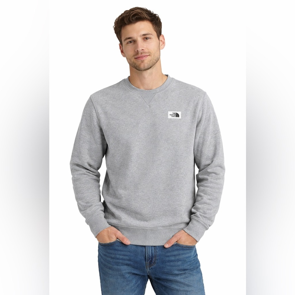 The north face men’s  pullover sweatshirt Sz medium gray